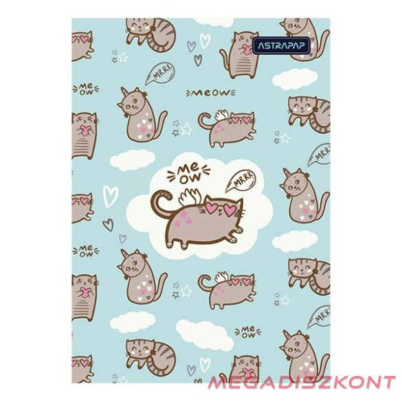 Gumis mappa ASTRA karton pasztelline A/4 animals