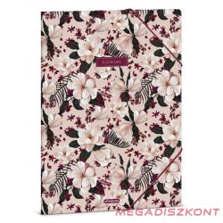 Gumis mappa ARS UNA A/4 Flowery Pink