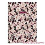 Gumis mappa ARS UNA A/4 Flowery Pink