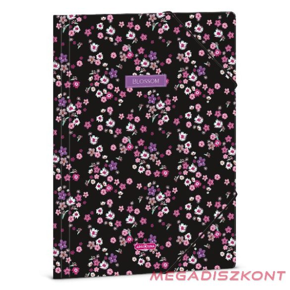 Gumis mappa ARS UNA A/4 Pearl Blossom Black