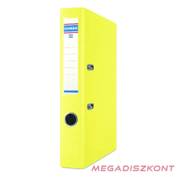 Iratrendező DONAU Szivárvány A/4 50 mm PP/karton sárga