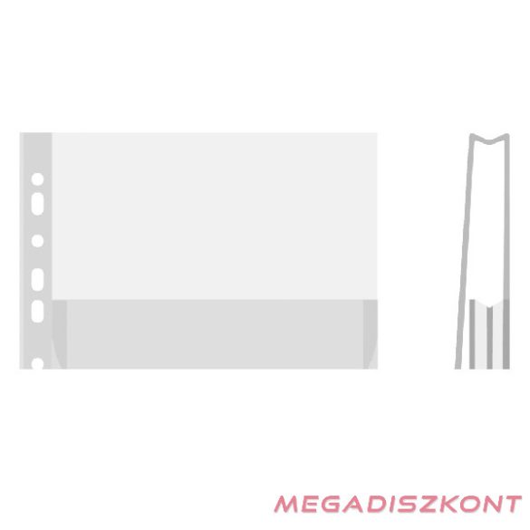 Lefűzhető genotherm DONAU Jumbo A/4 maxi 170 mikron katalógushoz víztiszta 12 darabos