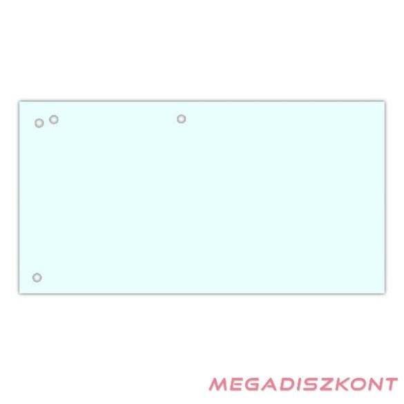 Elválasztócsík DONAU 105x235 mm karton fehér 100 darabos