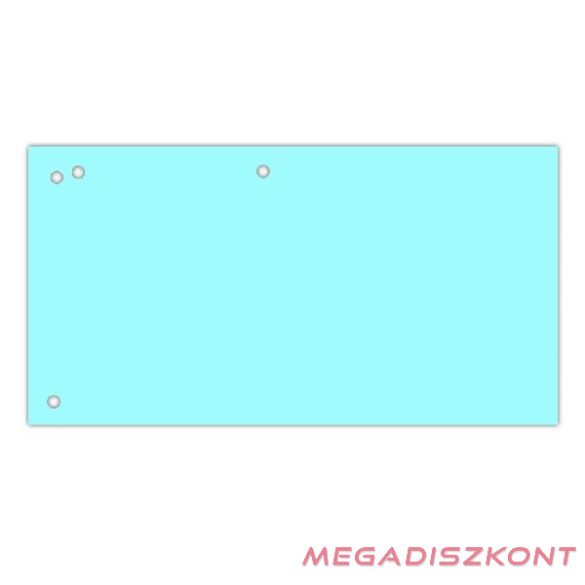 Elválasztócsík DONAU 105x235 mm karton kék 100 darabos