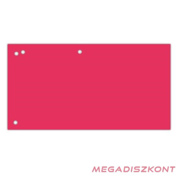 Elválasztócsík DONAU 105x235 mm karton piros 100 darabos