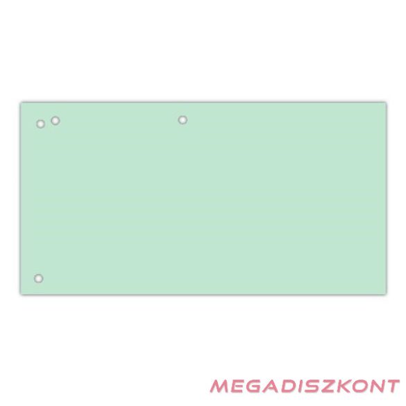 Elválasztócsík DONAU 105x235 mm karton szürke 100 darabos