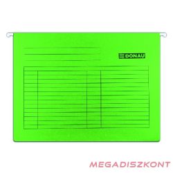 Függőmappa DONAU A/4 karton zöld 25 darabos