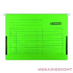   Függőmappa oldalvédelemmel DONAU A/4 karton zöld 25 darabos