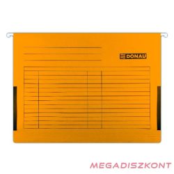   Függőmappa oldalvédelemmel DONAU A/4 karton narancssárga 25 darabos