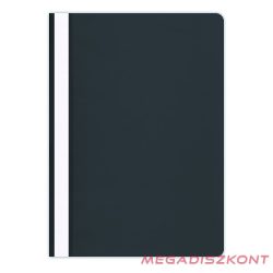 Gyorsfűző DONAU A/4 műanyag fekete 10 darabos