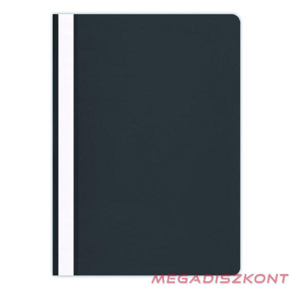 Gyorsfűző DONAU A/4 műanyag fekete 10 darabos