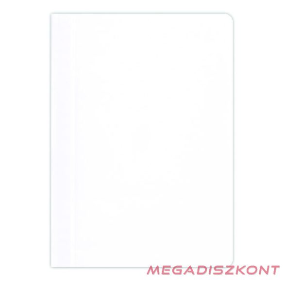 Gyorsfűző DONAU A/4 műanyag fehér 10 darabos