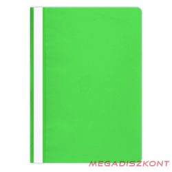Gyorsfűző DONAU A/4 műanyag zöld 10 darabos