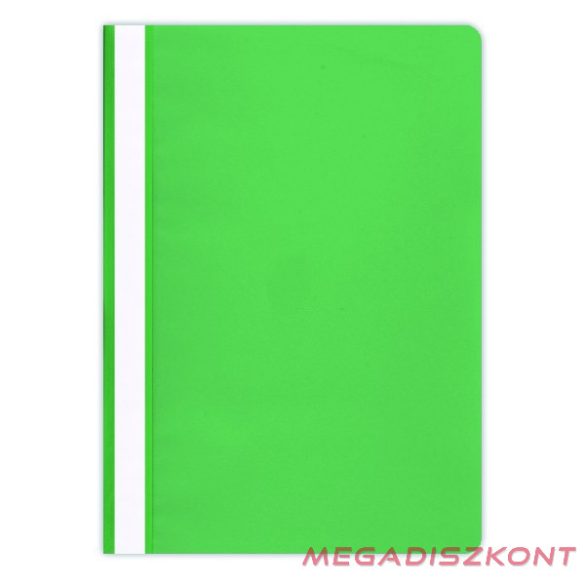 Gyorsfűző DONAU A/4 műanyag zöld 10 darabos