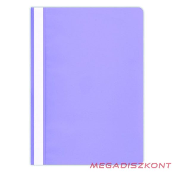 Gyorsfűző DONAU A/4 műanyag lila 10 darabos