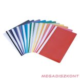 Gyorsfűző DONAU A/4 műanyag lila 10 darabos