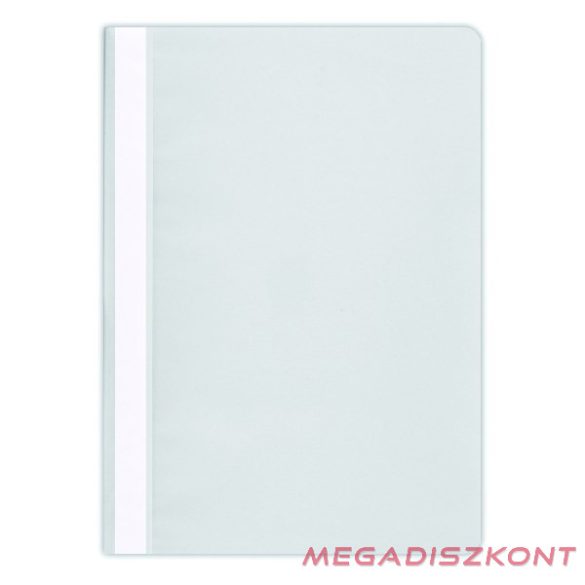 Gyorsfűző DONAU A/4 műanyag szürke 10 darabos