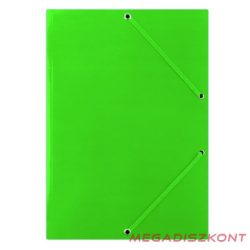 Gumis mappa DONAU A/4 karton zöld