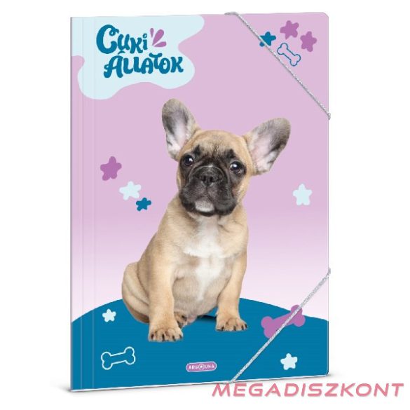 Gumis mappa ARS UNA A/4 Cuki-Francia bulldog