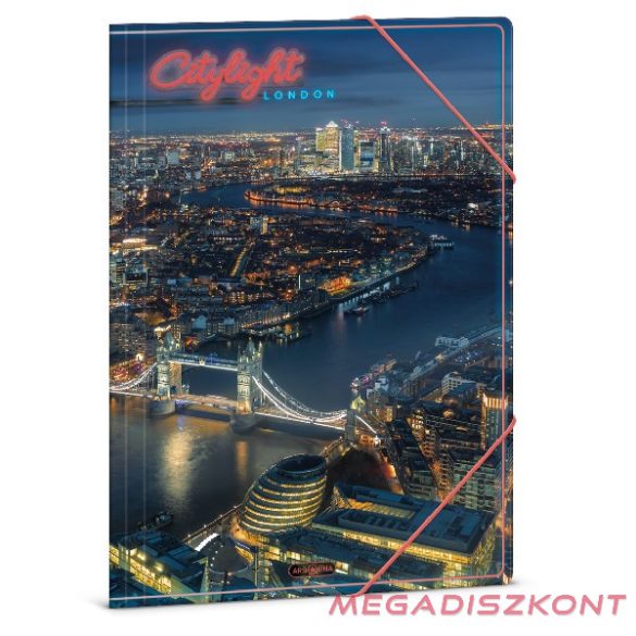 Gumis mappa ARS UNA A/4 City light-London