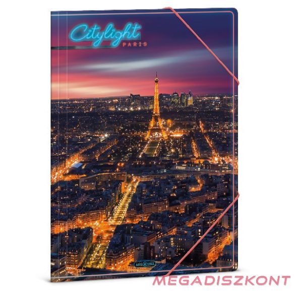 Gumis mappa ARS UNA A/4 City light-Paris