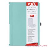 Felírótábla SAX összehajtható A/4-A/5 mentazöld