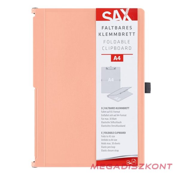 Felírótábla SAX összehajtható A/4-A/5 barack