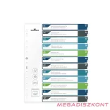 Regiszter DURABLE műanyag A/4 maxi 1-12 színes