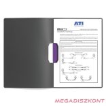 Klipmappa DURABLE Duraswing A/4 30 lapig halványlila