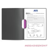 Klipmappa DURABLE Duraswing A/4 30 lapig rózsaszín