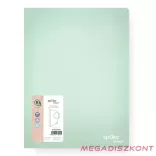 Gyűrűskönyv SPOKO ReLeaf PP A/4 35 mm 4 gyűrű SoftTouch menta zöld