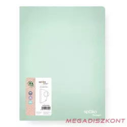   Gyűrűskönyv SPOKO ReLeaf PP A/4 35 mm 4 gyűrű SoftTouch menta zöld