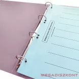 Gyűrűskönyv SPOKO ReLeaf PP A/4 35 mm 4 gyűrű SoftTouch lila