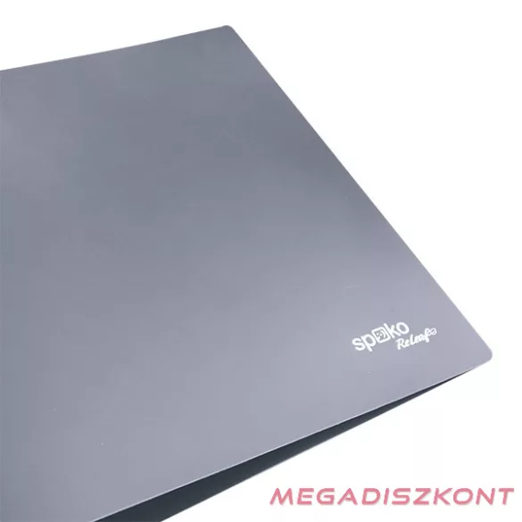 Gyűrűskönyv SPOKO ReLeaf PP A/4 35 mm 4 gyűrű SoftTouch szürke