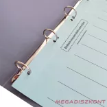 Gyűrűskönyv SPOKO ReLeaf PP A/4 35 mm 4 gyűrű SoftTouch szürke