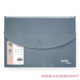 Irattasak SPOKO ReLeaf PP A/4 cipzáras és A/5 patentos SoftTouch szürke