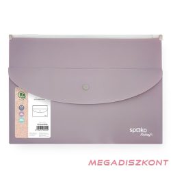  Irattasak SPOKO ReLeaf PP A/4 cipzáras és A/5 patentos SoftTouch lila