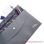 Irattasak SPOKO ReLeaf PP A/4 cipzáras és A/5 patentos SoftTouch szürke