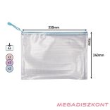 Irattasak DJOIS A/4 cipzáras pasztell színekben