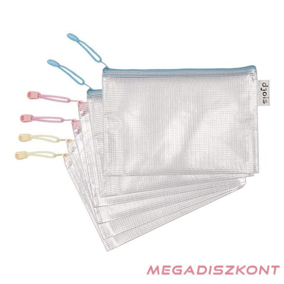 Irattasak DJOIS A/5 cipzáras pasztell színekben