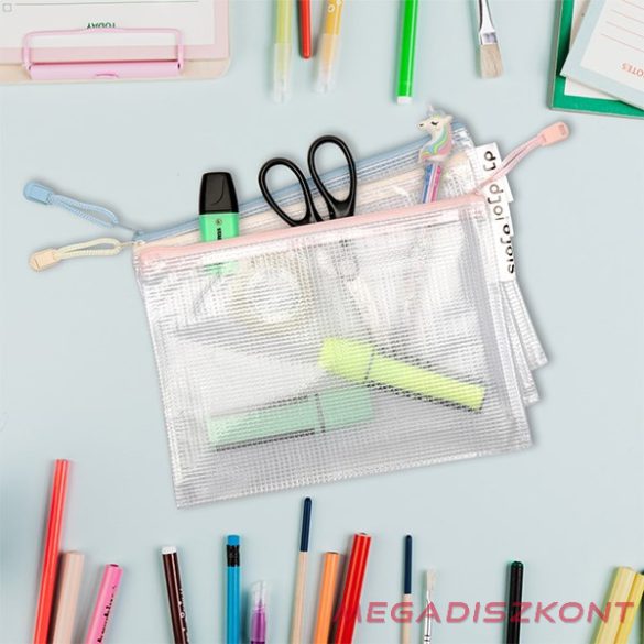 Irattasak DJOIS A/5 cipzáras pasztell színekben