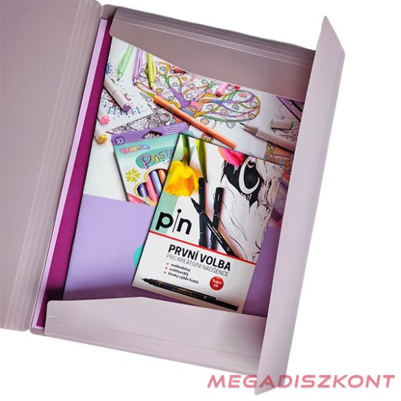 Gumis mappa SPOKO ReLeaf PP A/4 SoftTouch lila