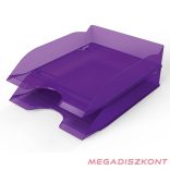 Irattartó tálca DURABLE Basic A/4 átlátszó lila