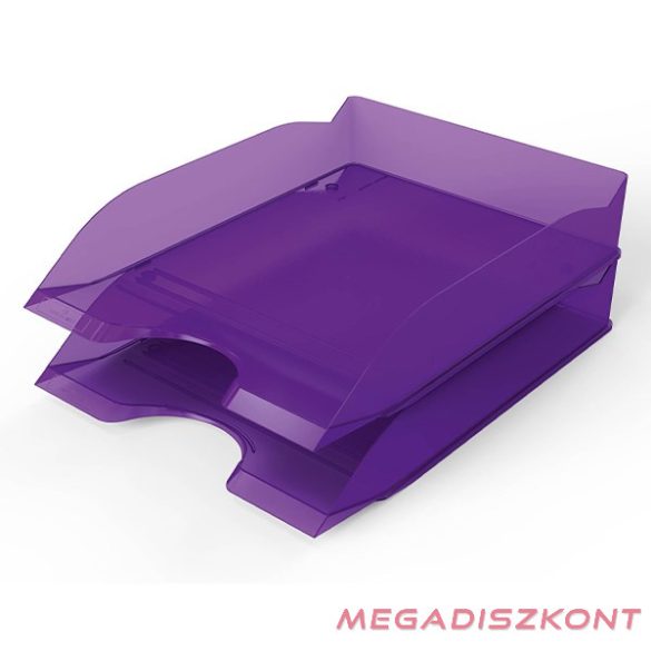 Irattartó tálca DURABLE Basic A/4 átlátszó lila