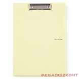 Felírótábla PASTELINI pvc fedeles A/4 sárga