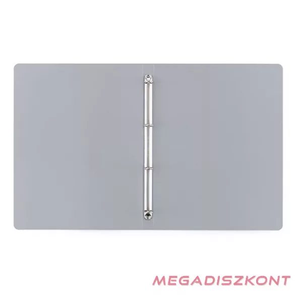 Gyűrűskönyv PASTELINI A/4 4 gyűrű PP 20 mm szürke
