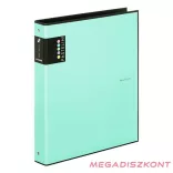 Gyűrűskönyv PASTELINI A/4 4 gyűrű PP 40mm zöld