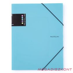 Gumis mappa PASTELINI PP A/4 kék