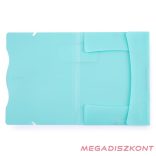 Gumis mappa PASTELINI PP A/4 zöld