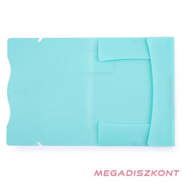 Gumis mappa PASTELINI PP A/4 zöld